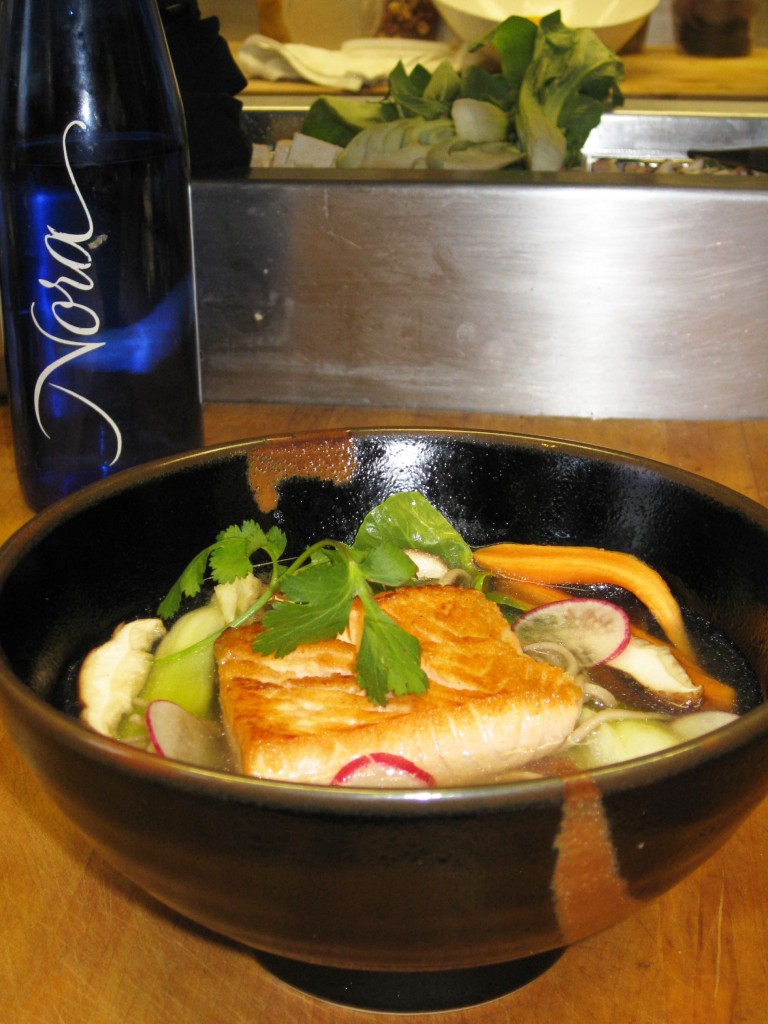 Salmon in Lemongrass Broth